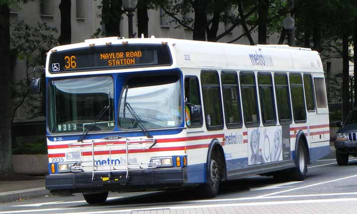 WMATA Metrobus Orion VI 2035